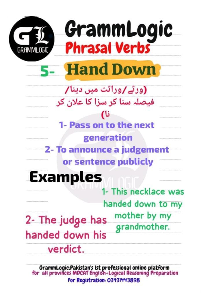 Hand Down
