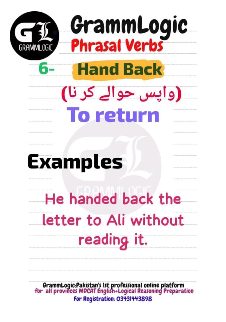 Hand Back