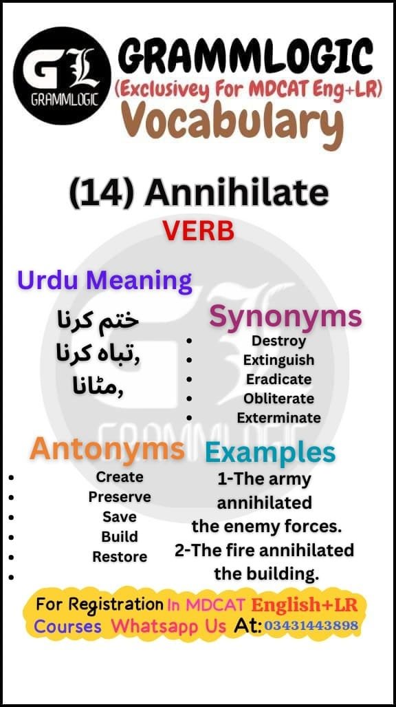 Annihilate