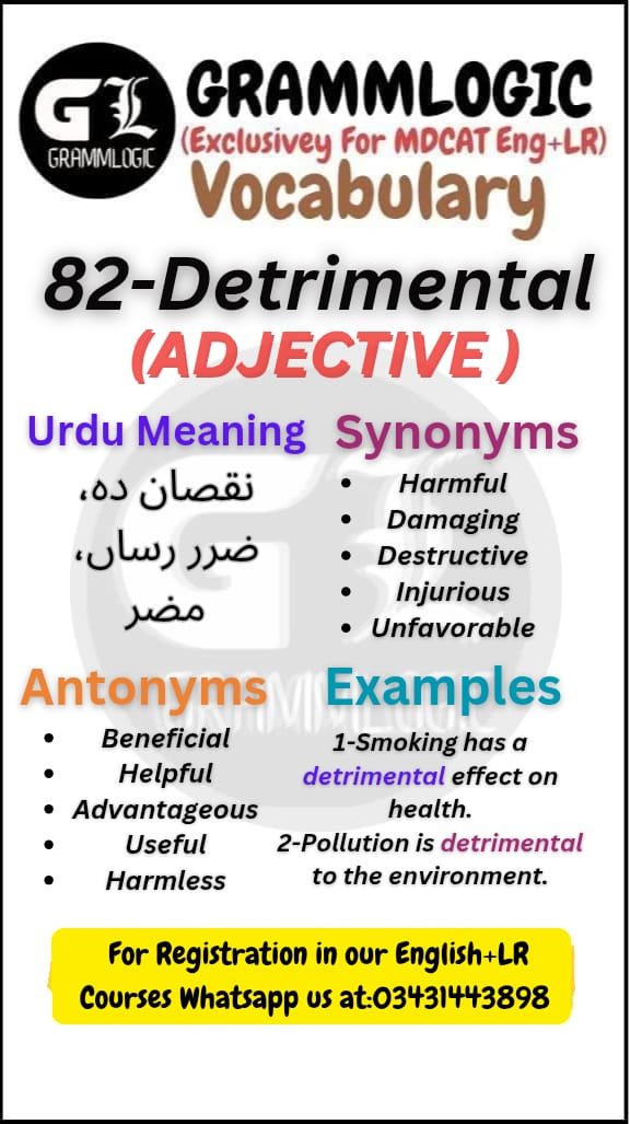 Detrimental