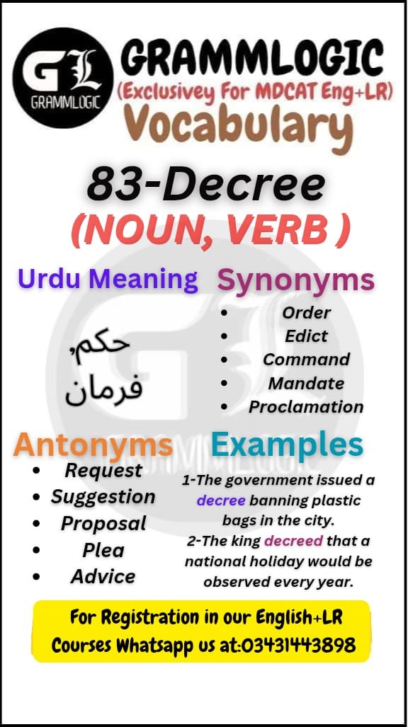 Decree