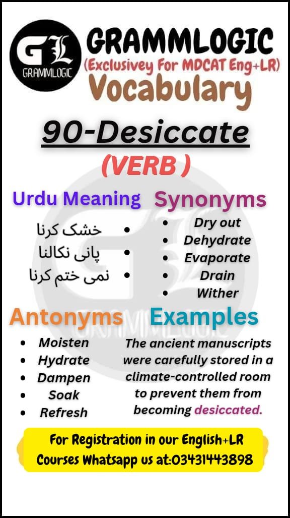Desiccate