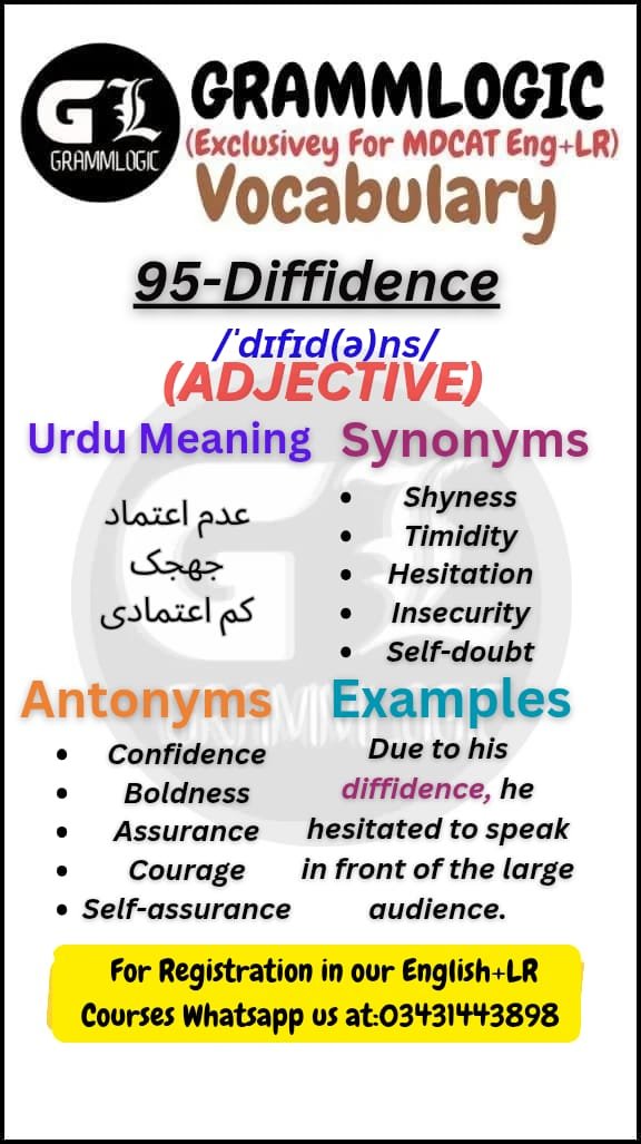 Diffidence