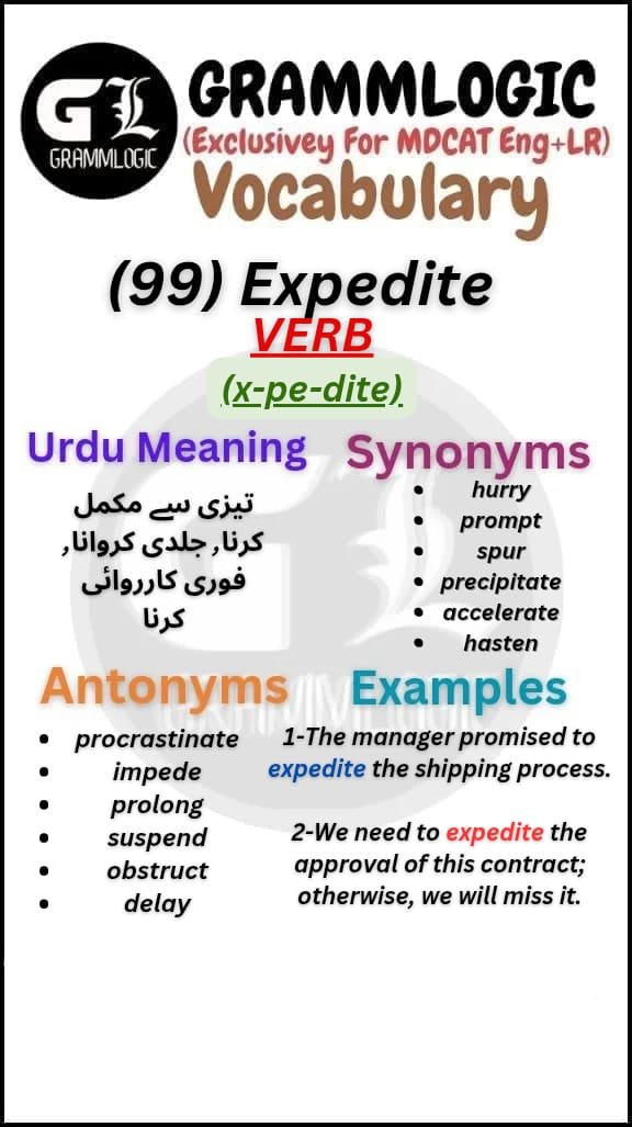 Expedite