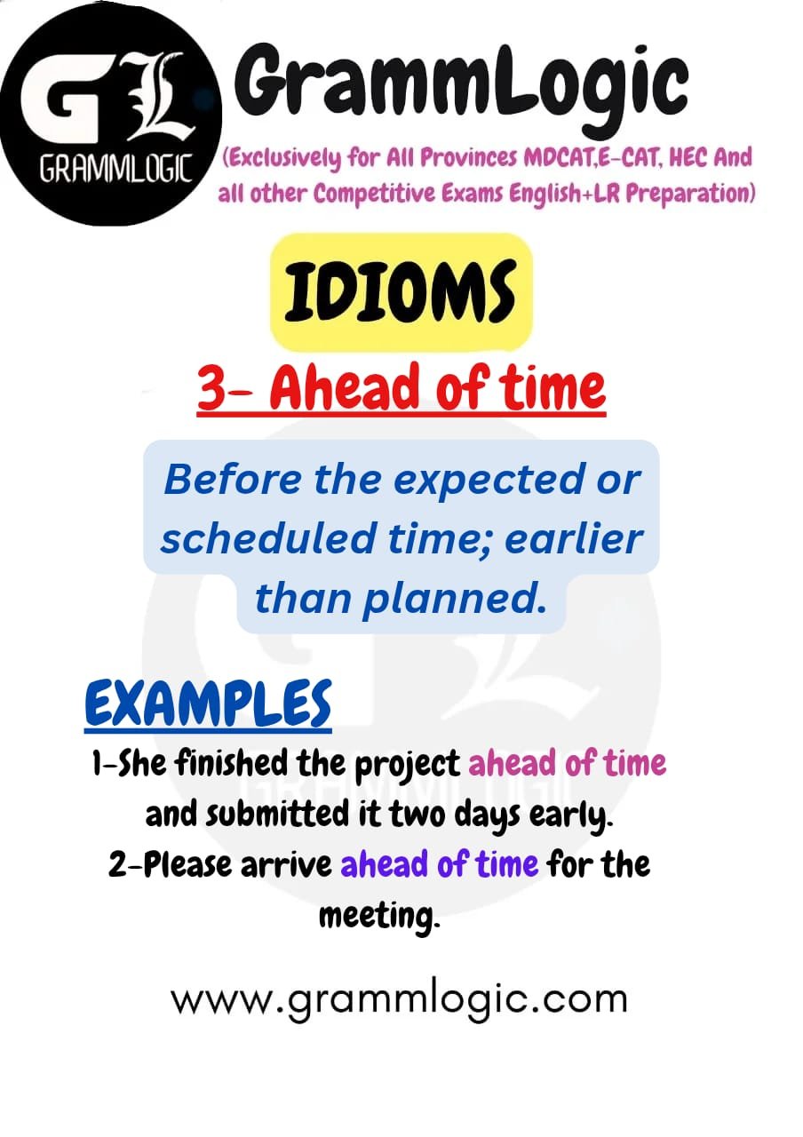 Ahead of Time